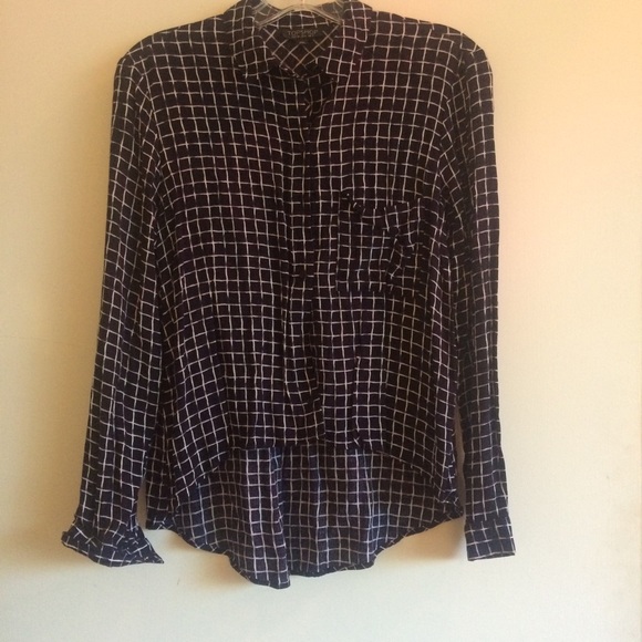 Topshop | Navy Button-Up