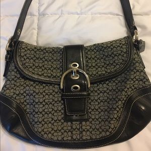 Coach Black Signature Purse