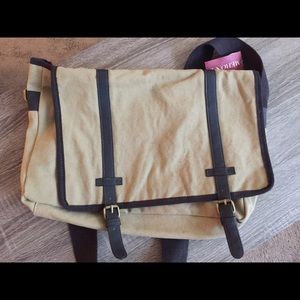 Brand New Merona Tan/Brown Messenger Bag