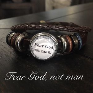 Christian snap bracelet