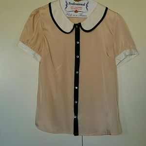 FINAL PRICE!!! Forever 21 Peter Pan Collar Blouse