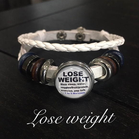 Weight loss reminder bracelet