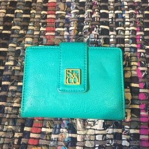 Teal and Pink Wallet