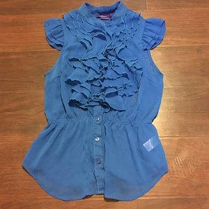 Christmas sale🎄Miley cyrus max ruffled shirt