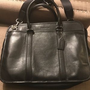 Black coach brief case