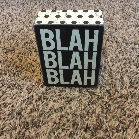 Wooden sign