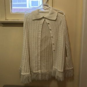 Vintage Fringe Poncho