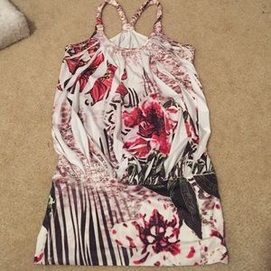 Lily printed racerback tank