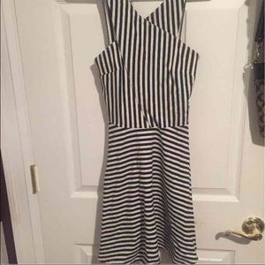 Stripped Short Dress From Hollister