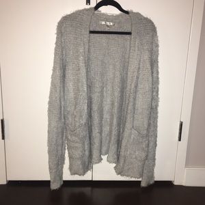 Fuzzy knit sweater
