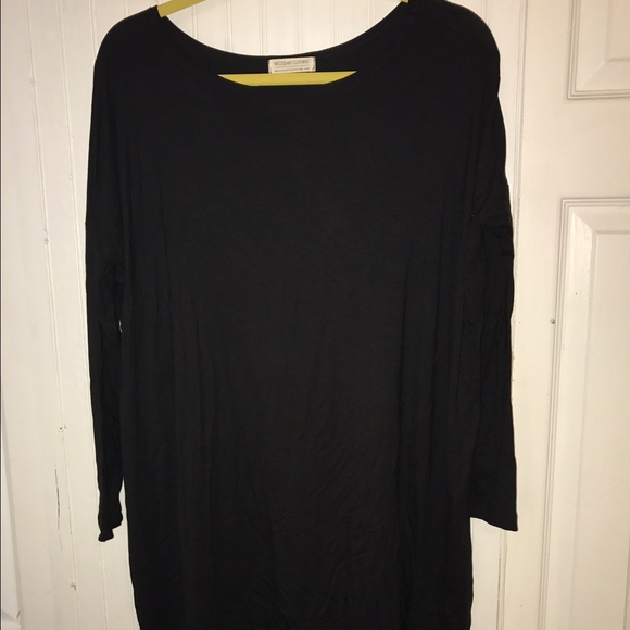 One size long sleeve t shirt dress