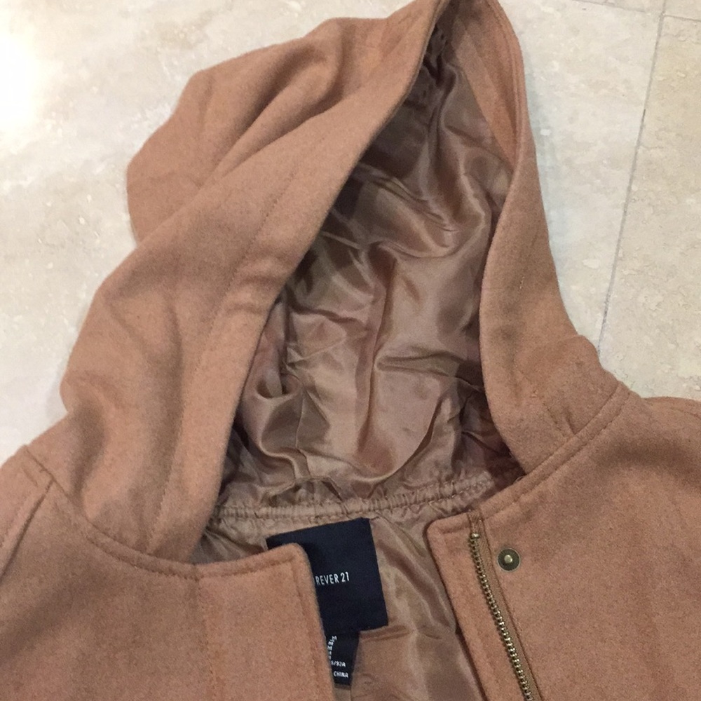 Last One Sz Large  ! Forever 21 Cape w/ hood - Picture 6 of 7