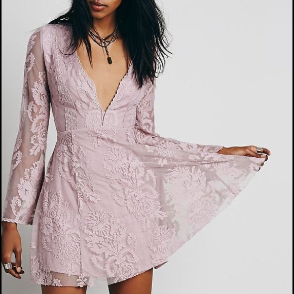 Free people reign over me lace dress