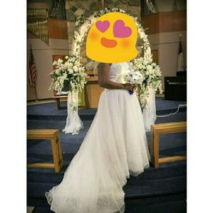 Wedding dress size 12 to 14