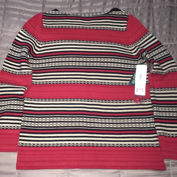 Ralph Lauren Sweater, Great Print, NWT