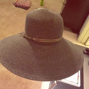 Black and Gold Floppy Hat