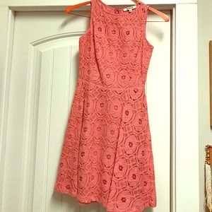 BB Dakota Renley lace fit & flare dress