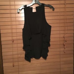 Tibi ruffle tank top blouse