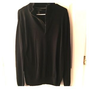 Men's Black Wool Sweater