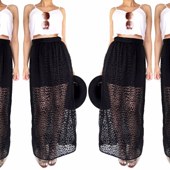 Forever 21 Dresses & Skirts - Forever 21 Rory beca heart Maxi skirt