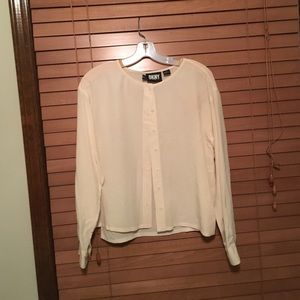 DKNY button up blouse