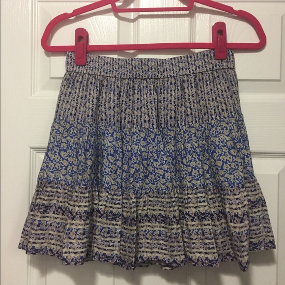 Floral BCBG Mini Skirt