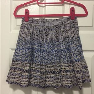 Floral BCBG Mini Skirt