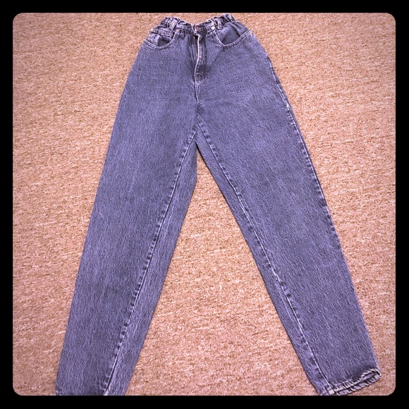 Dark wash denim jeans from the 90s