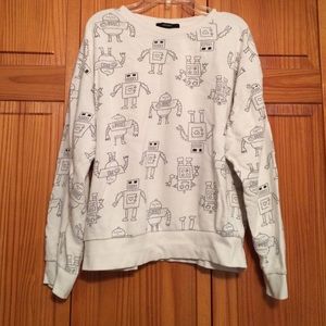 Forever 21 Robot Pullover