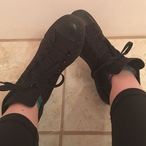 SALE- BLACK CONVERSE