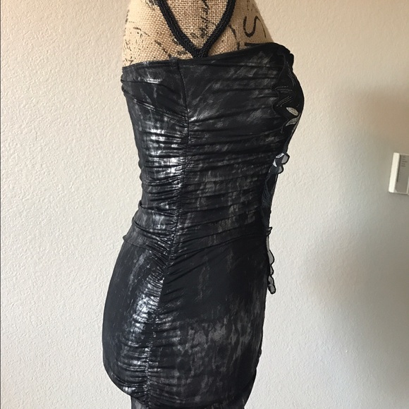 Black and silver dress - Picture 4 of 4