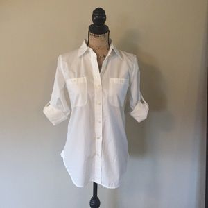 Ralph Lauren white button up shirt