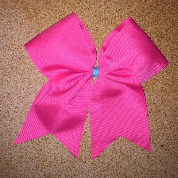 Solid Pink Cheer Bow