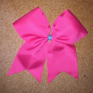 Solid Pink Cheer Bow