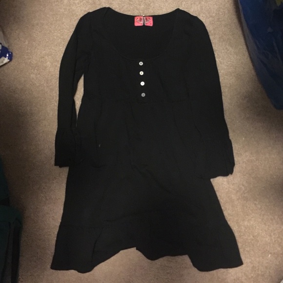 Juicy couture black cotton dress size P