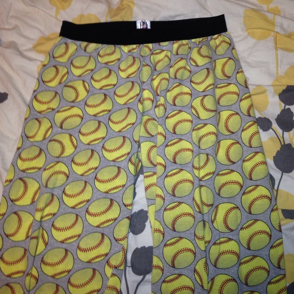 Softball pajama pants