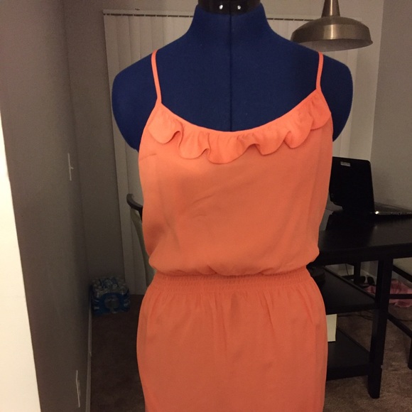 BCBG peach dress S