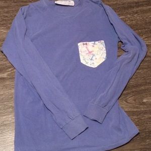 Periwinkle Frat Collection Tshirt with pocket