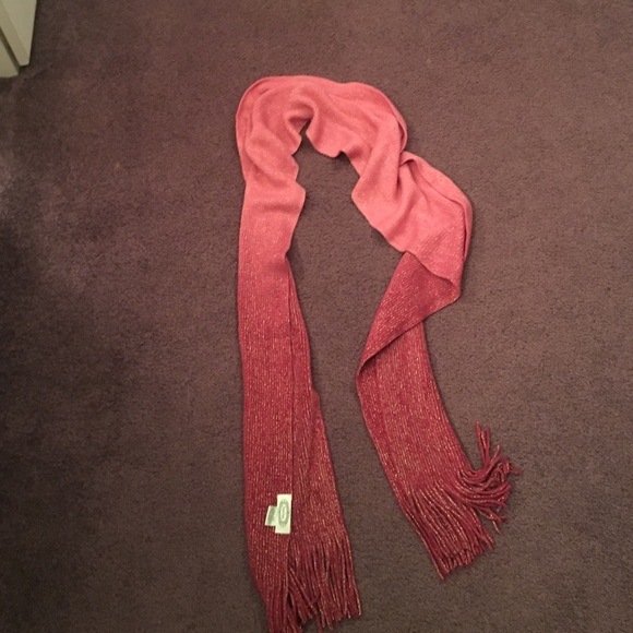pink ombré scarf