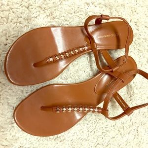 BCBGeneration Jacey thong wedge sandals Size 6.5