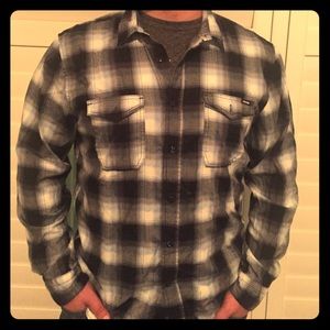 Men's flannel Volcom button up shirt