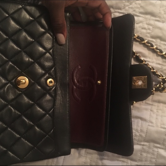 Authentic Chanel bag (Vintage) Black - Picture 4 of 7
