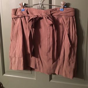 Olive green casual skirt