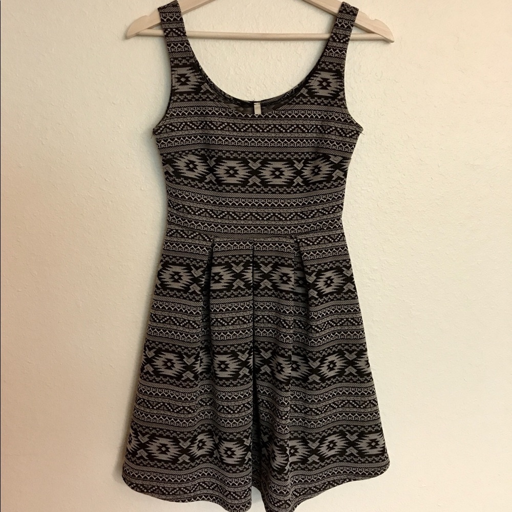 Fit and Flare Aztec Dress