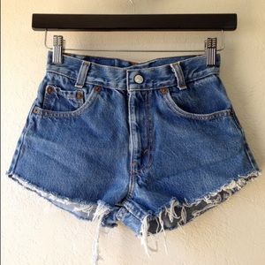 Levi's cutoff shorts