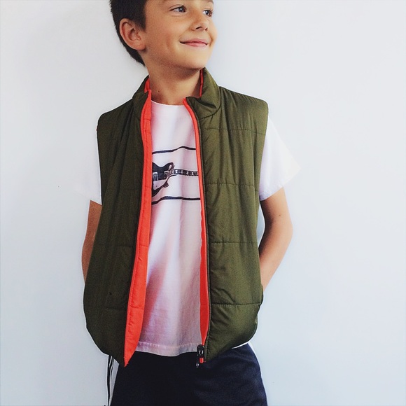 Kids Reversible Puffer Vest