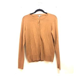 Uniqlo Camel color Merino Wool Cardigan