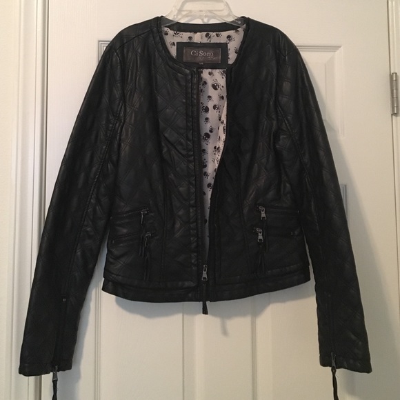 NWOT Leather Coat