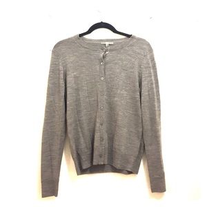 Uniqlo Gray Merino Wool Cardigan - size small