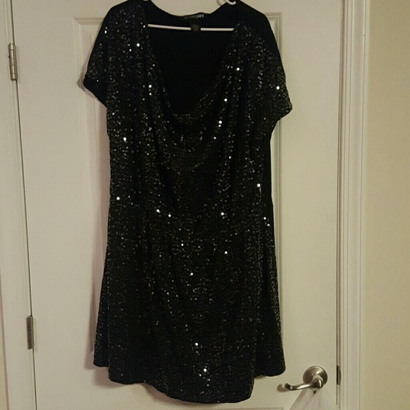 Sequin Black Dress